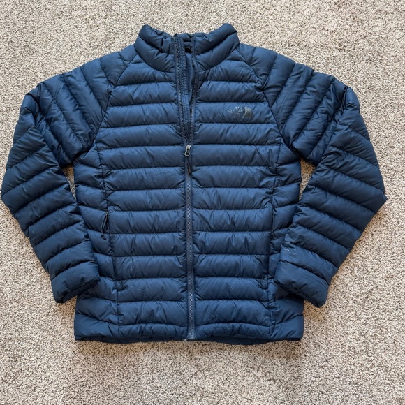 The North Face Other - The North Face Men’s Goose Down Insulated Navy Blue Puffer Jacket Sz Small